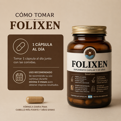 Frena la caida del pelo & estimula el crecimineto
