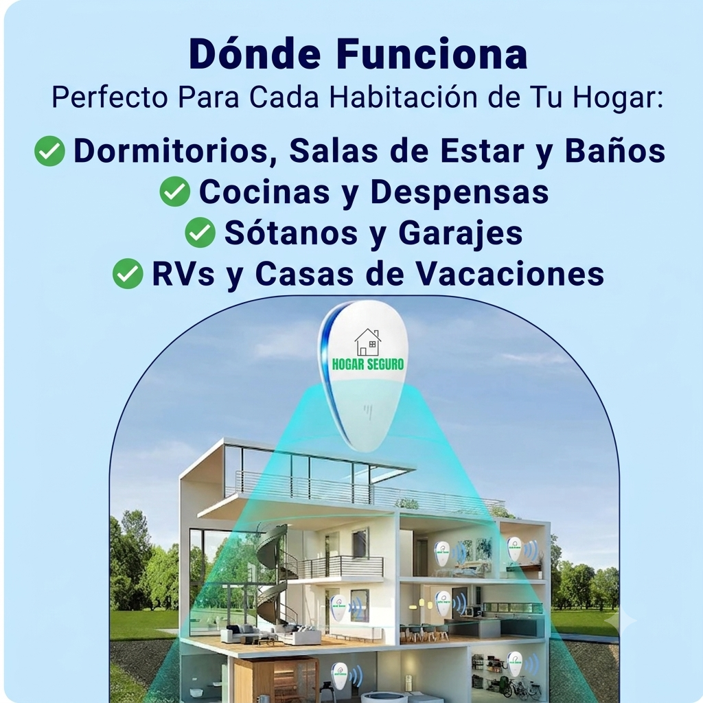 Repelente Ultrasonico | Hogar Seguro