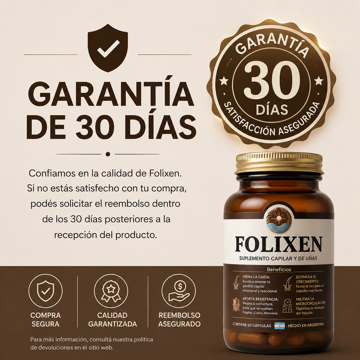 Frena la caida del pelo & estimula el crecimineto